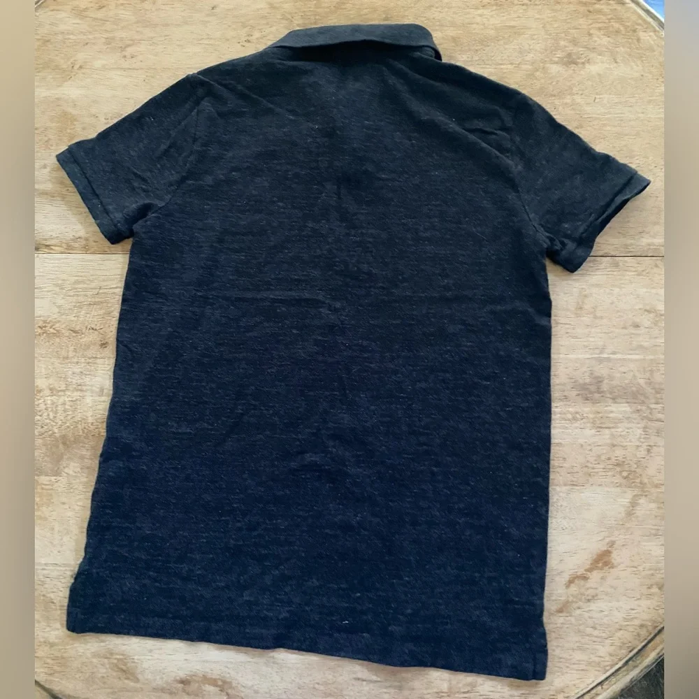 Polo Ralph Lauren‎ Men’s Sz Medium Custom Slim Fit Merled Dark Gray Polo